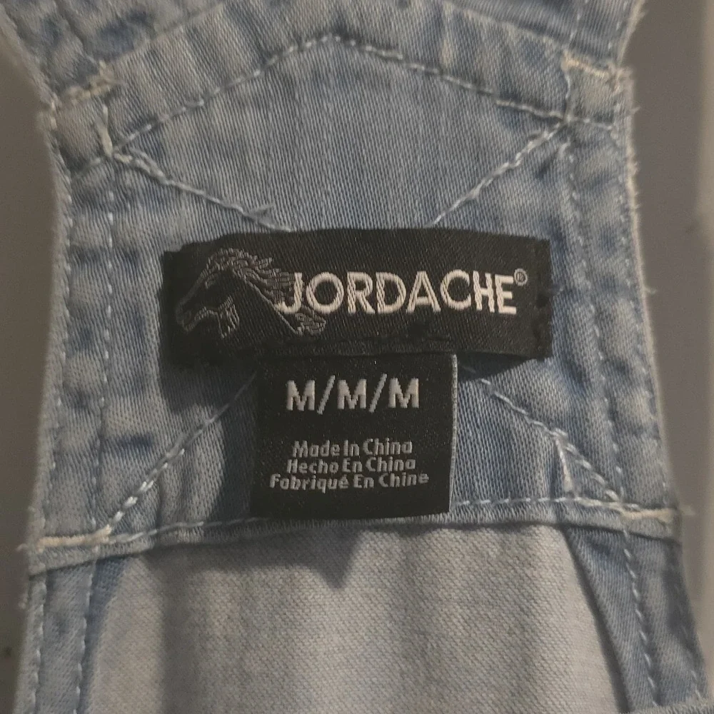 Jordache Light Blue Denim Overalls - Picture 16 of 16